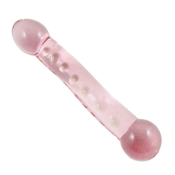 Plug Anal de Vidro - Reto com Bolinhas
