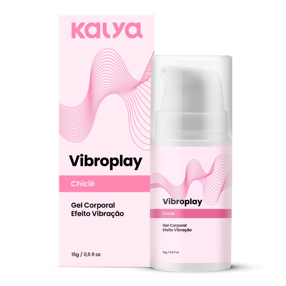 Vibroplay Chiclé - Gel Vibrador Beijável